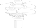 Crankshaft Assembly Diagram and Parts List for 14AQ81RP544 1A136H30000 - 2006 Toro Lawn Tractor