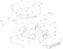 Part Location Diagram of 112-6224 Toro Clamp-Dual