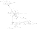 Steering and Front Axle Assembly Diagram and Parts List for 14AQ81RP848 1-1 - 2009 Toro Lawn Tractor