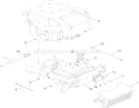 Part Location Diagram of 119-9053 Toro Gasket-Exhaust
