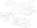 Fuel Tank, Hood and Dash Assembly Diagram and Parts List for 14AQ94RP848 1-1 - 2010 Toro Lawn Tractor