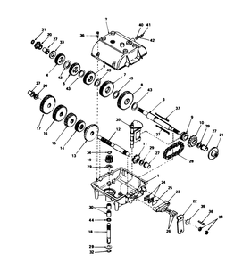 Part Location Diagram of 790029 Toro Lever. Brake