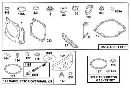 Engine Gts 150 Diagram and Parts List for 22145 5900001 - 5999999 Toro Lawn Mower