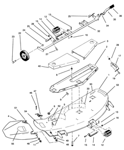 Cutting Unit Assembly Diagram and Parts List for 78360 4900001 - 4999999 Toro Lawn Mower
