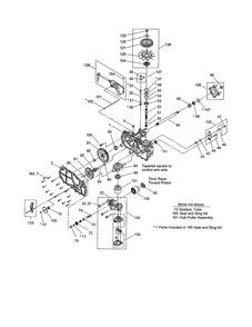 Part Location Diagram of 120-5542 Toro SEAL-LIP
