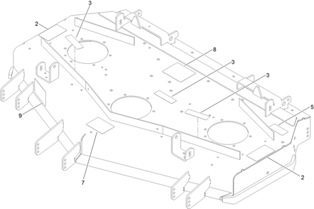 Part Location Diagram of 114-1827 Toro Decal