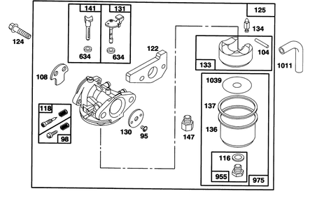 Engine Gts 150 Model 97772-0118-02 Diagram and Parts List for 20464 5900001 - 5999999 Toro Lawn Mower