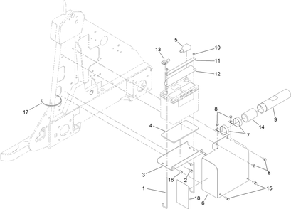 Part Location Diagram of 136-5785 Toro Decal-Service