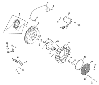 Ignition/Electrical Assembly Diagram and Parts List for 74231 (230006001-230999999)(2003) Toro Lawn Mower