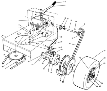 Axle Assembly Diagram and Parts List for 30175 39000001 - 39999999 Toro Lawn Tractor Accessories