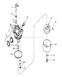 Carburetor Assembly Diagram and Parts List for 16165C 5000001-5999999 - 1985 Toro Lawn Mower