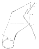 Giant Bagging Kit No. 29-9750 Diagram and Parts List for 16165C 6000001-6999999 - 1986 Toro Lawn Mower
