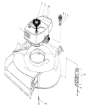 Engine Diagram and Parts List for 16165 3000001-3999999 - 1983 Toro Lawn Mower