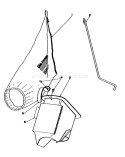 Bagging Kit Diagram and Parts List for 16165 4000001-4999999 - 1984 Toro Lawn Mower