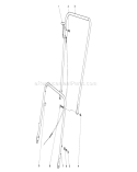 Handle Assembly Diagram and Parts List for 16172 3000001-3999999 - 1973 Toro Lawn Mower