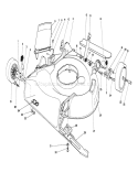 Housing Assembly Diagram and Parts List for 16202C 5000001-5999999 - 1985 Toro Lawn Mower