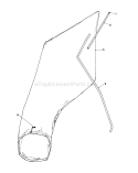 Giant Bagging Kit No. 29-9750 Diagram and Parts List for 16202C 6000001-6999999 - 1986 Toro Lawn Mower