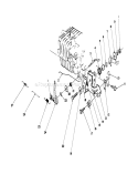 Governor Assembly Diagram and Parts List for 16202C 6000001-6999999 - 1986 Toro Lawn Mower