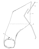 Giant Bagging Kit No. 29-9750 Diagram and Parts List for 16202C 7000001-7999999 - 1987 Toro Lawn Mower