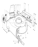 Housing Assembly Diagram and Parts List for 16202C 7000001-7999999 - 1987 Toro Lawn Mower