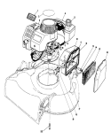 Part Location Diagram of 63-9380 Toro Element-air Cleaner