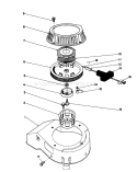 Recoil Assembly Diagram and Parts List for 16212B 2000001-2999999 - 1992 Toro Lawn Mower