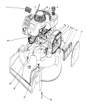 Engine Diagram and Parts List for 16212B 2000001-2999999 - 1992 Toro Lawn Mower