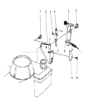 Brake Assembly Diagram and Parts List for 16212B 39000001-39999999 - 1993 Toro Lawn Mower