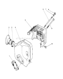 Muffler Assembly Diagram and Parts List for 16212B 39000001-39999999 - 1993 Toro Lawn Mower