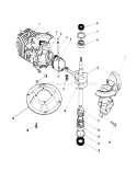 Crankshaft Assembly Diagram and Parts List for 16212B 39000001-39999999 - 1993 Toro Lawn Mower