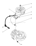 Ignltion Assembly Diagram and Parts List for 16212B 39000001-39999999 - 1993 Toro Lawn Mower