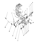 Governor Assembly Diagram and Parts List for 16212CG 9000001-9999999 - 1989 Toro Lawn Mower
