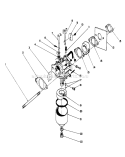 Carburetor Assembly Diagram and Parts List for 16212C 9000001-9999999 - 1989 Toro Lawn Mower