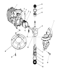 Crankshaft Assembly Diagram and Parts List for 16212C 9000001-9999999 - 1989 Toro Lawn Mower
