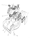 Engine Diagram and Parts List for 16212C 9000001-9999999 - 1989 Toro Lawn Mower