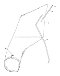 Giant Bagging Kit No. 29-9750 Diagram and Parts List for 16212 0000001-0999999 - 1990 Toro Lawn Mower