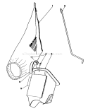 Part Location Diagram of 204650 Tecumseh Handle Chute