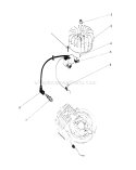 Flywheel and Magneto Diagram and Parts List for 16212 5000001-5999999 - 1985 Toro Lawn Mower