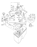 Carburetor Assembly Diagram and Parts List for 16255 4000001-4999999 - 1974 Toro Lawn Mower