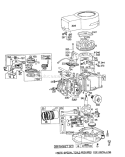 Page H Diagram and Parts List for 16106 7000001-7999999 - 1977 Toro Lawn Mower