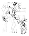 Gear Case Diagram and Parts List for 16268 5000001-5999999 - 1975 Toro Lawn Mower