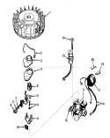 Part Location Diagram of 30560A Tecumseh Coil Assembly.