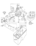 Carburetor Assembly Diagram and Parts List for 16073 4000001-4999999 - 1974 Toro Lawn Mower