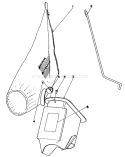 Bagging Kit No. 36-8380 Diagram and Parts List for 16009 9000001-9999999 - 1979 Toro Lawn Mower