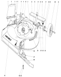 Page M Diagram and Parts List for 16009 9000001-9999999 - 1979 Toro Lawn Mower