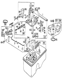 Part Location Diagram of 391694 Tecumseh Tank Assembly-Fuel