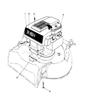 Engine Diagram and Parts List for 16155 7000001-7999999 - 1977 Toro Lawn Mower