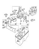 Carburetor Assembly Diagram and Parts List for 16287 9000001-9999999 - 1979 Toro Lawn Mower