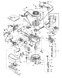 Page E Diagram and Parts List for 16077 1000001-1999999 - 1981 Toro Lawn Mower