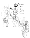 Gear Case Assembly Diagram and Parts List for 16077 1000001-1999999 - 1981 Toro Lawn Mower